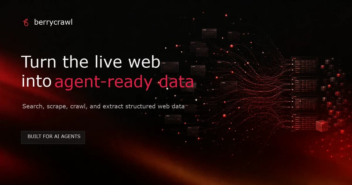 Berry Crawl: turn the live web into agent-ready data